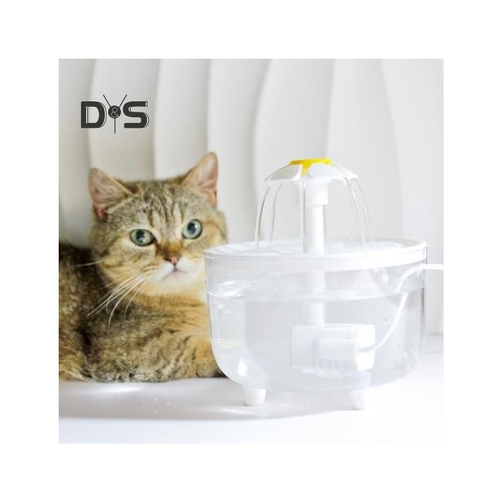 2L Vogelbad, Zirkulationsfilter, Brunnen, Käfig, Vogelbad für Innenpapageien, Unzertrennliche, Nymphensittiche, abnehmbarer K