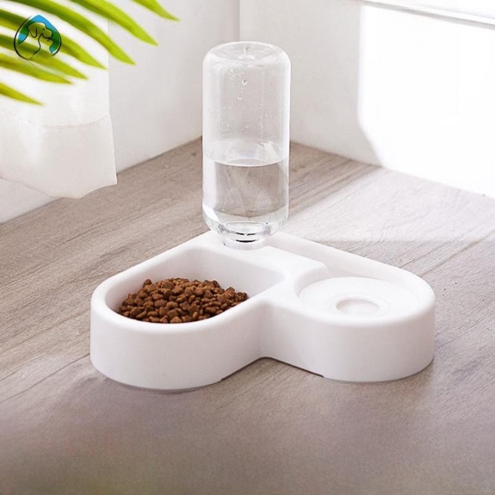 Automatischer Wassernapf für Haustiere: Feuchtigkeitsbeständiger Futterautomat für Katzen und Hunde mit doppeltem Verwendungs