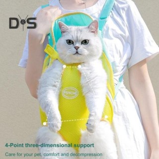 Tragerucksack für Haustiere, verstellbar, Vordertragerucksack für Haustiere, Beine heraus, Reisetasche für kleine und mittelg