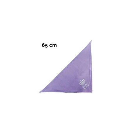 Schecker - Besticktes Halstuch Prinz + Name [65cm - Flieder]