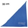 Schecker - Besticktes Halstuch Mama´s Schatz + Name im Herz [35cm - Royalblau]