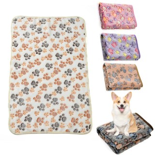 Winterdecke für Hunde, modischer Aufdruck, Bettlaken für Haustiere, warm, gemütlich, Katzen, Welpenkissen, dick, bequem, flau