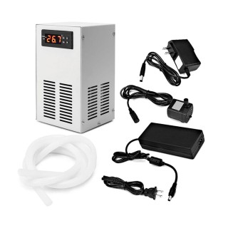 Aquarium Chiller 20L Ruhig Konstante Temperatur Einstellbar Fisch Tank Wasser Kühlung Maschine Aquarium