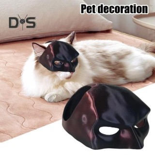 Katzenfledermaus-Rächer-Gesichtskissen, Katzenfledermaus-Cosplay-Hut mit Ohröffnungen, Party-Anziehkostüm-Requisite für Haust