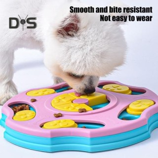 Hundepuzzle, Slow Feeder, interaktives Futterpuzzle-Spielzeug, Leckerli-Spender für Haustiere, langsam fressender Napf für da