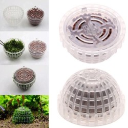 Aquatische Heimtierbedarf Dekorationen Aquarium Moos Ball Live Pflanzen Filter Pet Decor onesize