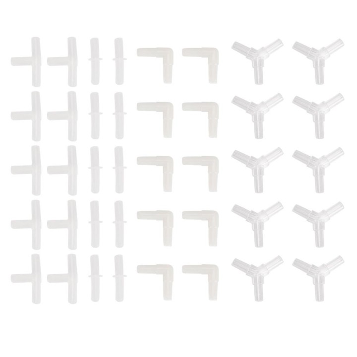 Kunststoff Aquarium Luftpumpe Linie Schläuche Gelenke Fisch Tank Luft Schläuche Anschluss Rohr Armaturen