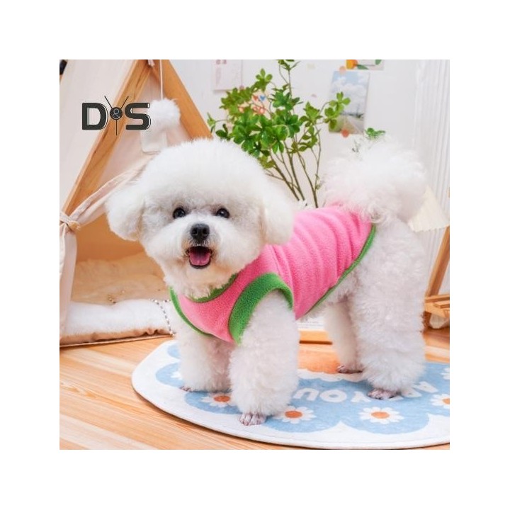 Warme Winterkleidung für Hunde, dicker Fleece-Hundeschneemantel, Thermo-Onesie-Jacke, Overall für kaltes Wetter für kleine Hu