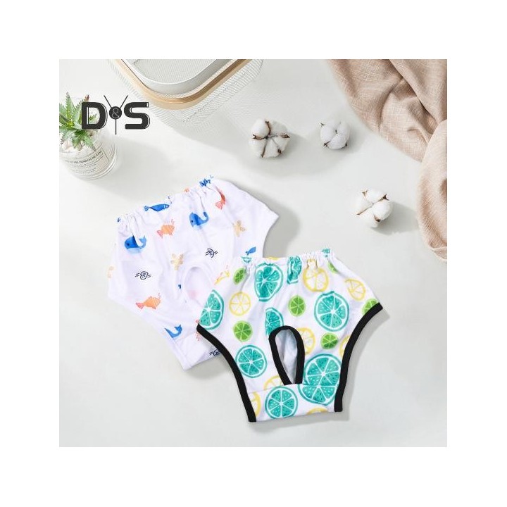 Menstruationshöschen für Hunde, wiederverwendbar, bedruckt, Hundewindeln, atmungsaktiv, Hygienehöschen für Haustiere, elastis