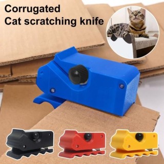 Katzenkratzbaum-Kartonschneider, robust, tragbar, DIY-Katzenkratzbaum, Kartonstreifen, Handschneidewerkzeuge, Geschenk für Ka