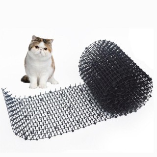 Netzwerk-Katzen-Scat-Matte mit Spikes, 2 m/4 m, Katzen-Abschreckungsmatte, langlebiger Anti-Katzen-Grabstopper-Zaun white-2m