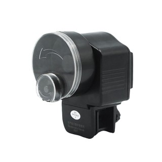 ON Einstellbarer automatischer Fischfutterspender für Aquarien, digitale LCD-Automatikfutterautomaten