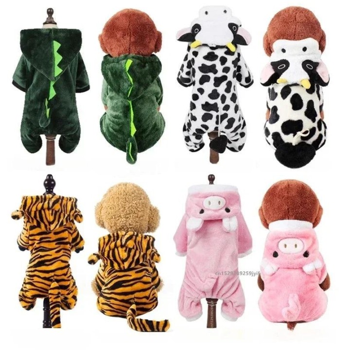 Hundekleidung, warme Fleece-Kapuzenpullover für Haustiere, Hundekleidung für kleine Hunde, Winterkleidung für Haustiere, Welp