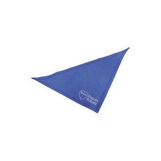 Schecker - Besticktes Halstuch Papa´s Schatz + Name im Herz [35cm - Royalblau]