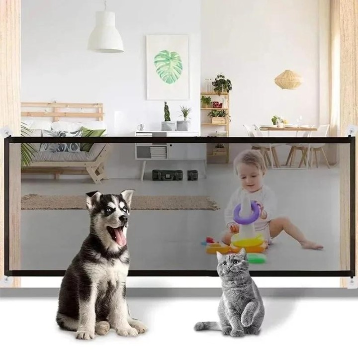 Hundezäune Zusammenklappbarer Sicherheitszaun für Haustiere, Katzen und Hunde, Maschendraht, isoliertes Netzwerk für Haustier