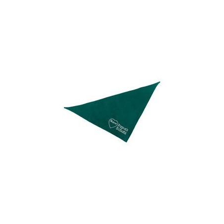 Schecker - Besticktes Halstuch Papa´s Schatz + Name im Herz [35cm - Petrol]