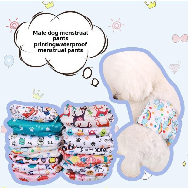 Physiologische Höschen und saugfähige Hundewindeln - Urinpads für Rüden 06, M