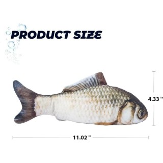 Katzenspielzeug Simulation Fisch Katzenspielzeug Training Unterhaltung Fisch Spielzeug Plüsch Stofftier Fisch Haustier Kauspi