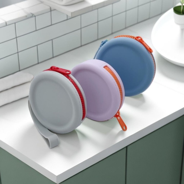 Hundeleckerli-Trainingstasche, tragbarer Silikon-Beutel für Hundefutter und Leckerlis mit Umhängeband und Haken für die Aufbe