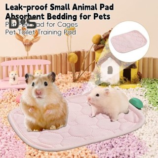Käfigeinlagen für Meerschweinchen, Hamster-Pipi-Pad, wasserdicht, rutschfest, Einstreu für Meerschweinchen, stark saugfähiges