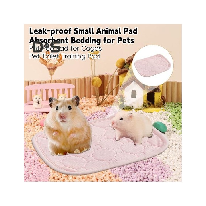 Käfigeinlagen für Meerschweinchen, Hamster-Pipi-Pad, wasserdicht, rutschfest, Einstreu für Meerschweinchen, stark saugfähiges