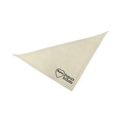 Schecker - Besticktes Halstuch Papa´s Schatz + Name im Herz [65cm - Beige]