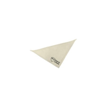 Schecker - Besticktes Halstuch Papa´s Schatz + Name im Herz [65cm - Beige]