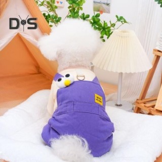 Wintermantel für Hunde aus Fleece, warme Haustierjacke für kaltes Wetter, winddicht, dicker Overall, Hunde-Onesie, Schneeanzu