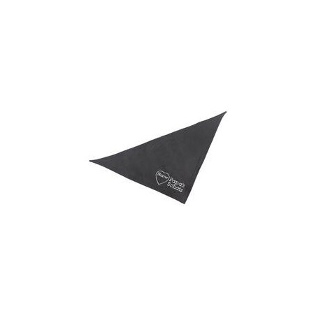 Schecker - Besticktes Halstuch Papa´s Schatz + Name im Herz [65cm - Schwarz]