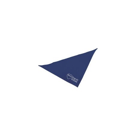 Schecker - Besticktes Halstuch Papa´s Schatz + Name im Herz [65cm - Blau]
