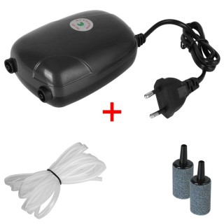 Aquarium Luftpumpe Aquarium Sauerstoffpumpe Mini Sauerstoff erhöhen Kompressor Quarium Supplies Einzel Doppel Outlet EU Steck