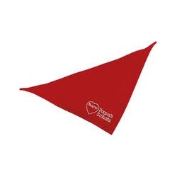 Schecker - Besticktes Halstuch Papa´s Schatz + Name im Herz [65cm - Rot]