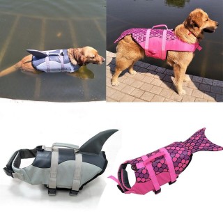 Badeanzug Schwimmen Bewahrer Meerjungfrau Hai Haustier Sicherheit Kleidung Hund Leben Jacke Welpen Surf Saver Mantel Mermaid-