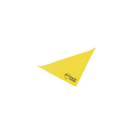 Schecker - Besticktes Halstuch Papa´s Schatz + Name im Herz [65cm - Gelb]