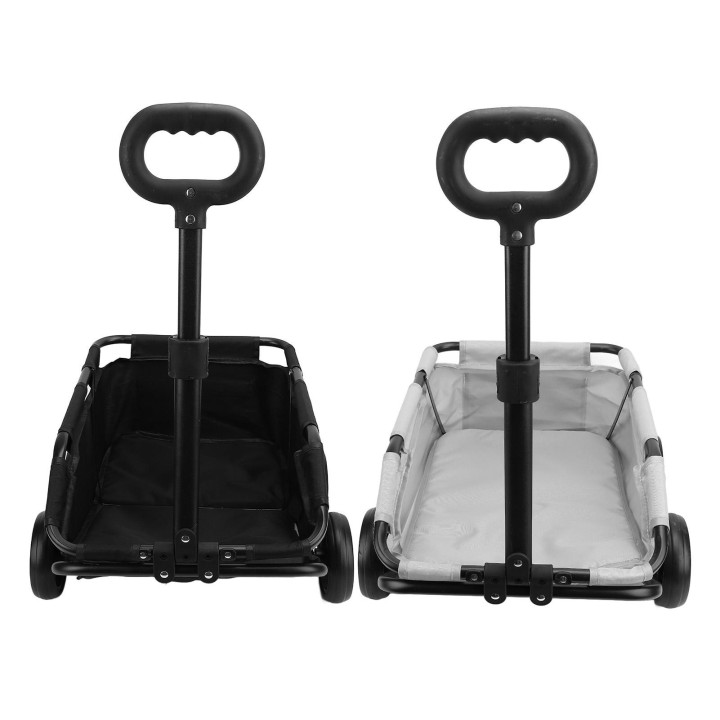 Hundebuggy aus Kohlenstoffstahl, 15,43 Ladekapazität, leichte, zusammenklappbare Haustiertragetasche mit Rädern für die Reise