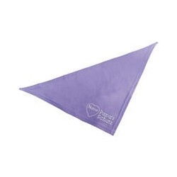 Schecker - Besticktes Halstuch Papa´s Schatz + Name im Herz [65cm - Flieder]