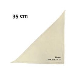 Schecker - Besticktes Halstuch Tel. Nr. +  Name [35cm - Beige]