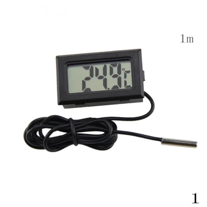 Digitales LCD-Aquarium, wasserdichtes Temperatur-Thermometer, Reptilien-Aquarium 1 m