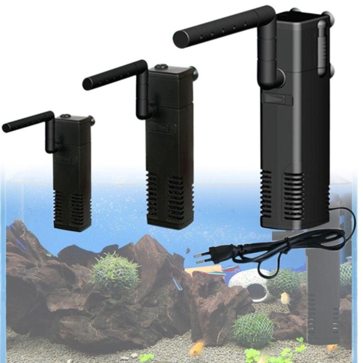 Wasserreiniger mit Ersatzschwamm, Luftpumpe, Aquariumfilter, Aquariumfilter, interne Sauerstoffpumpe 300L