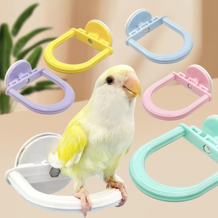 Pet Supplies Parrot Anti-slip Standing Rod Waterproof Standing Rod Stick Toy Bird Cage Can Be Positioned To Go To The Toilet