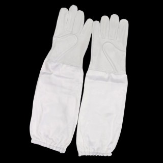 FB Imkerhandschuhe Schaffell + atmungsaktives Material Bienenwerkzeuge Universalmodell Canvas-Handschuhe Wir verkaufen geschn