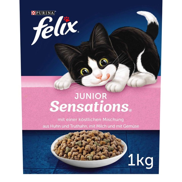 FELIX Junior Sensations Trockenfutter 1 kg