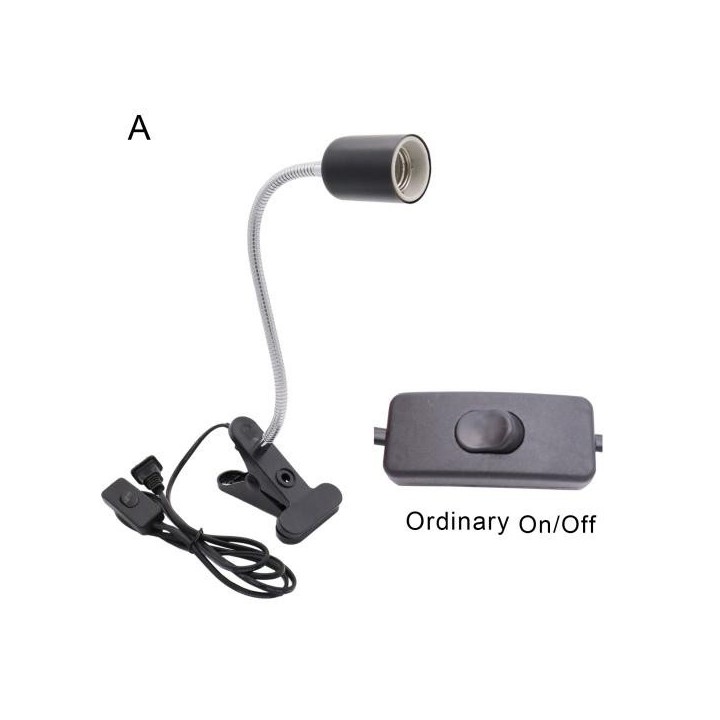 Lampenhalter Universal Pet Reptile Schildkröte Grill Lampenhalter Uva Uvb Heizlampenhalter A *EU Plug weiß