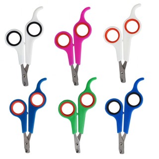 Haustier-Nagelknipser für Hunde, Katzen, Kaninchen, Fellpflege, Krallenschneider, Scherenschneider One Size blau/schwarz