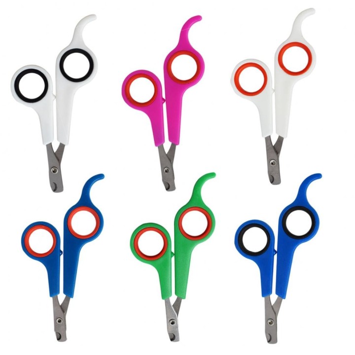 Haustier-Nagelknipser für Hunde, Katzen, Kaninchen, Fellpflege, Krallenschneider, Scherenschneider One Size blau/schwarz