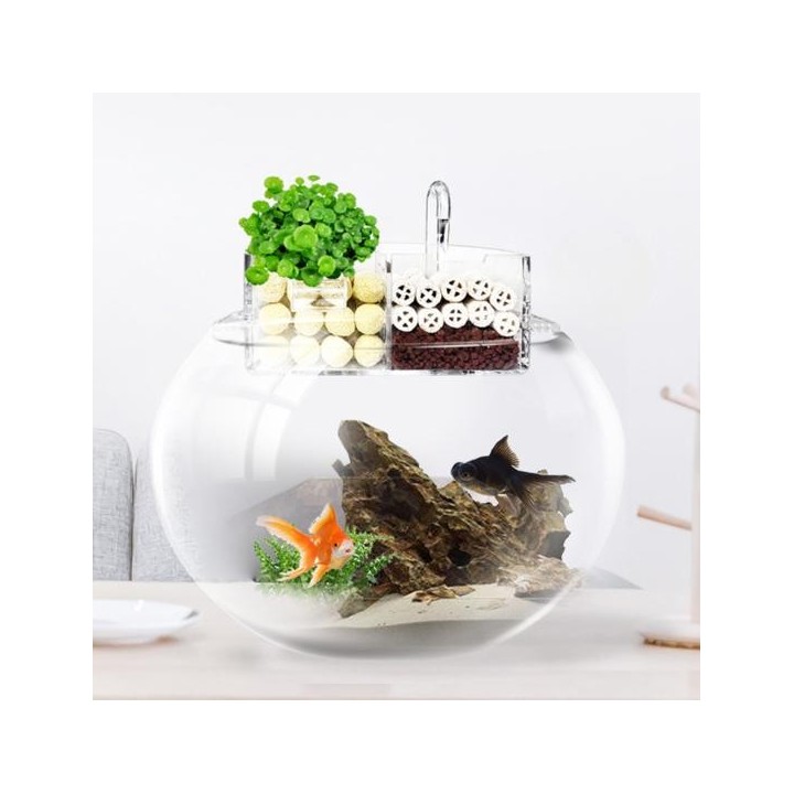 Aquarium Filter Kleine Wasserfall Zirkulierende Wasser Reinigen Stumm Wasser Zirkulation Reiniger Aquarium Box Filter Aquariu