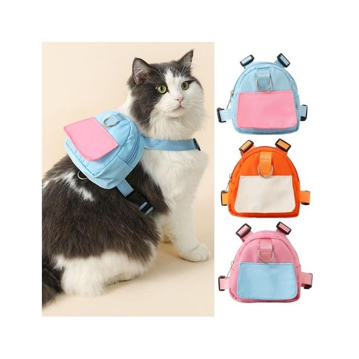 Haustier-Rucksack mit Geschirrhalsband, Outdoor-Reisetasche für Welpensnacks, Belohnungstasche für Hundetraining, Leckerli-Ta