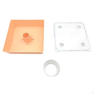 Quadratischer Bienenstock-Oberteil-Futterspender, Bienenwasser-Acryl, Imkerbedarf, europäisch