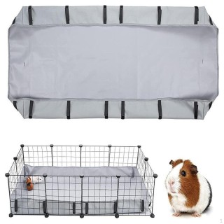 Käfigeinlage für Meerschweinchen, Bodenabdeckung, kleine Haustiere, 61 x 120 cm grau