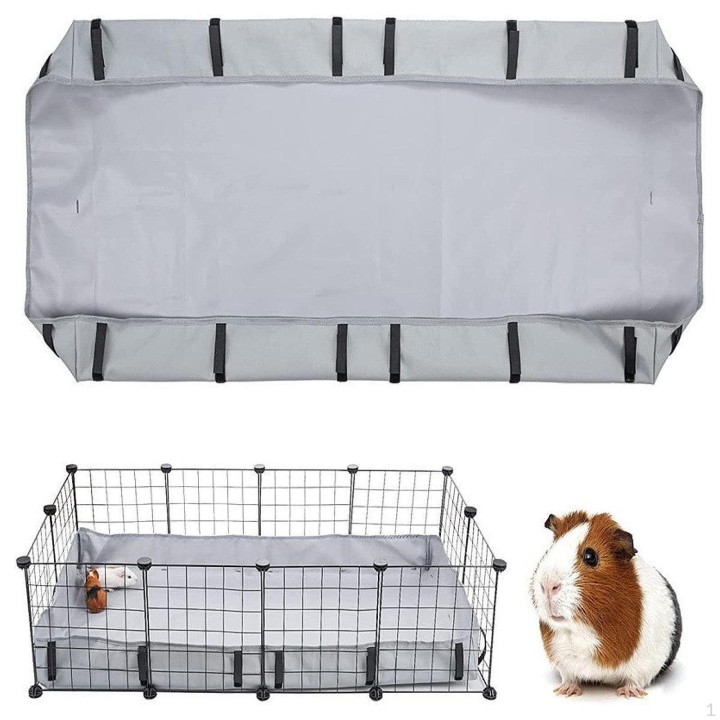 Käfigeinlage für Meerschweinchen, Bodenabdeckung, kleine Haustiere, 61 x 120 cm grau